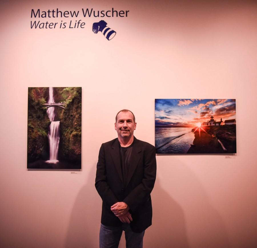 The Matthew Wuscher's "Water is Life" gallery will be open until March 27, 2015 in the Olympic Building at Fort Steilacoom Campus