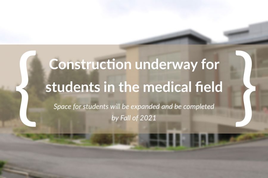Construction underway for students in the medical field