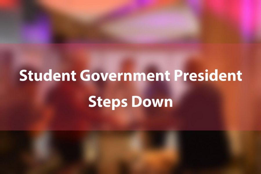 Student Government President Steps Down