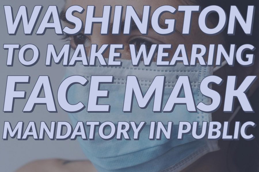 Washingtonians will be required to wear mask in public or face a possible misdemeanor