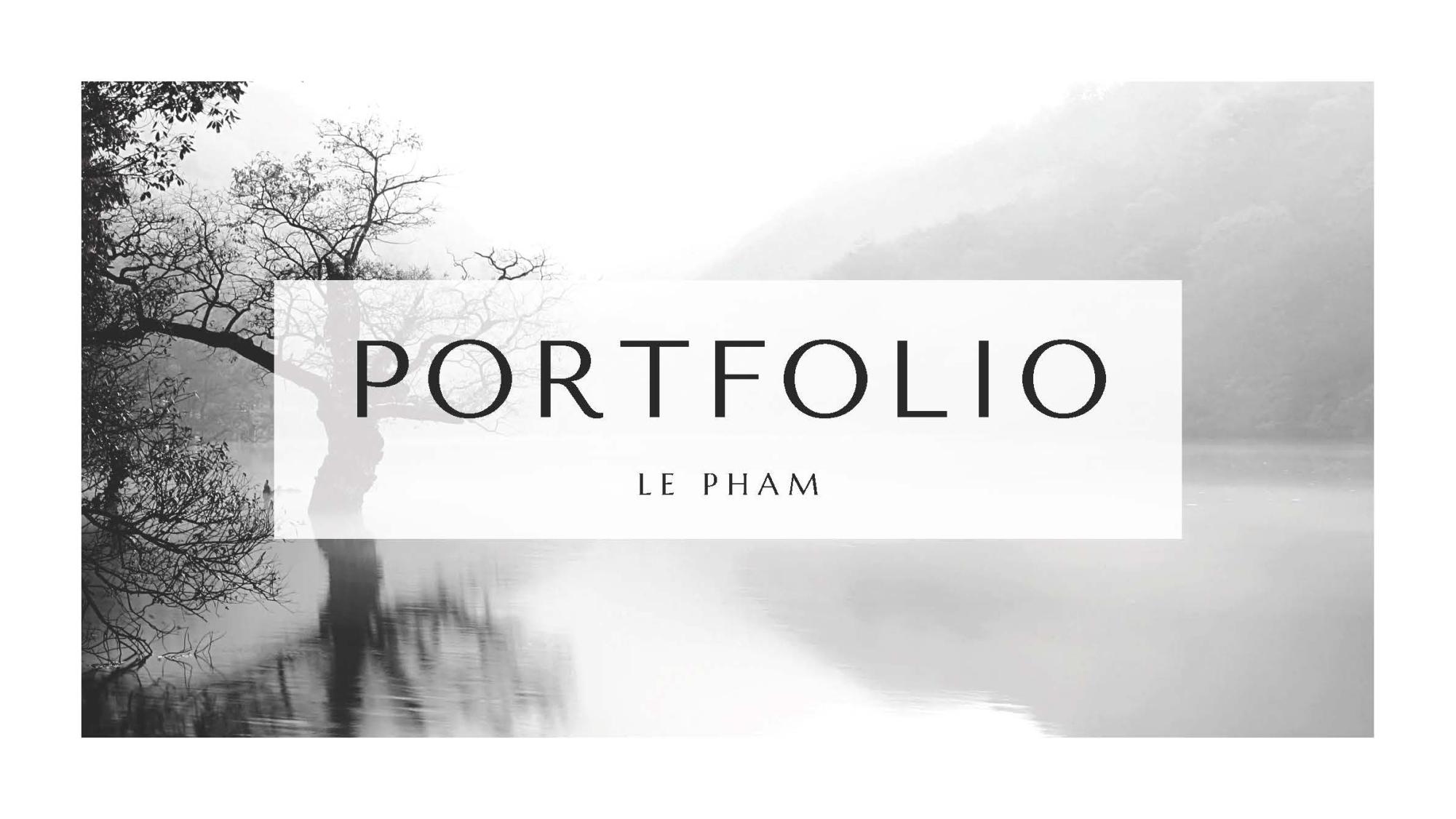 Le Pham Professional Portfolio