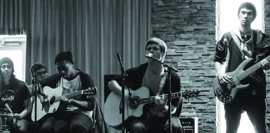 Kashing in Karma, one of the many acts, sang their original song, Jigsaw Road.