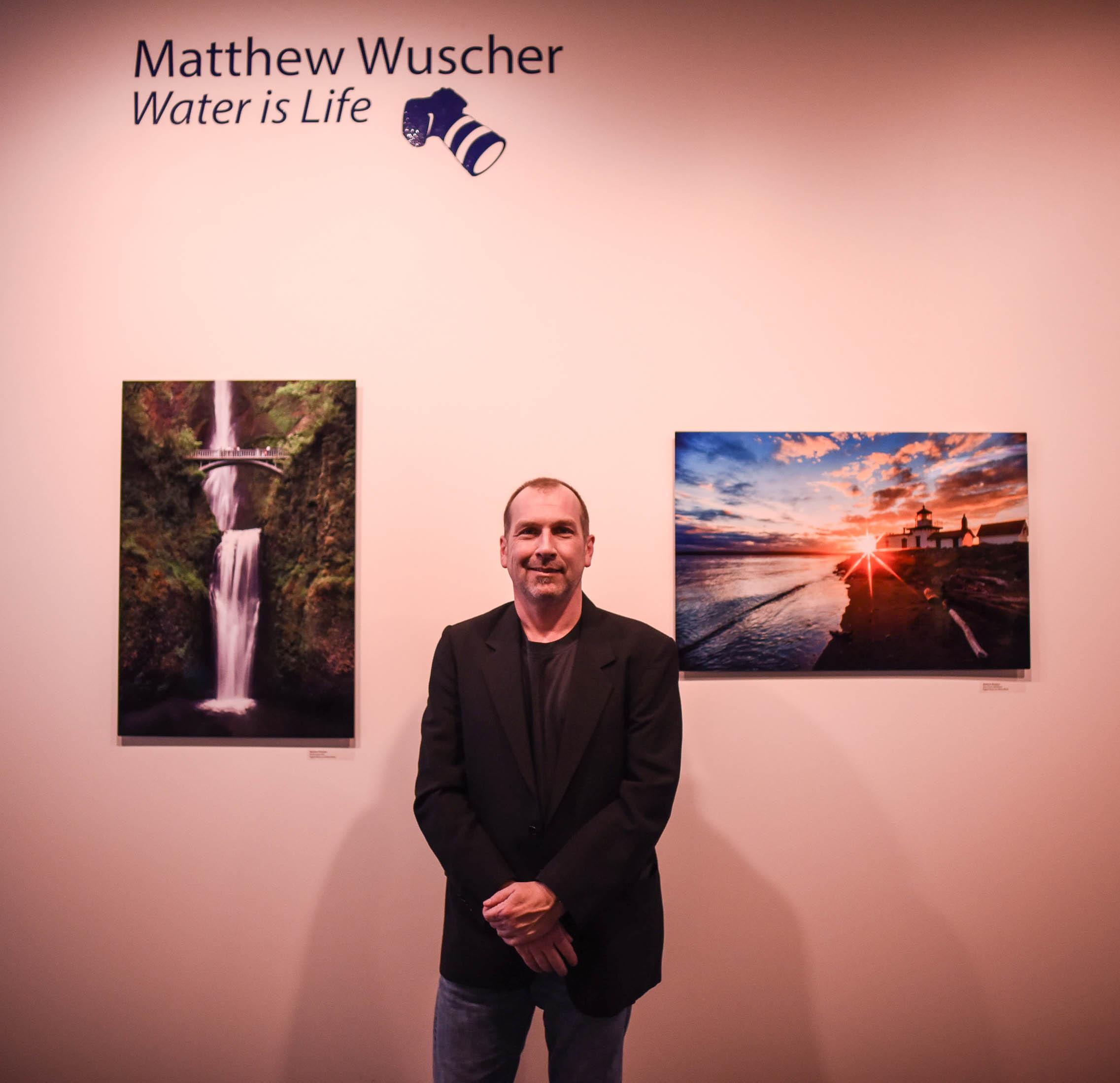 Matthew Wuscher’s “Water is Life” gallery brings life to the walls of Pierce.
