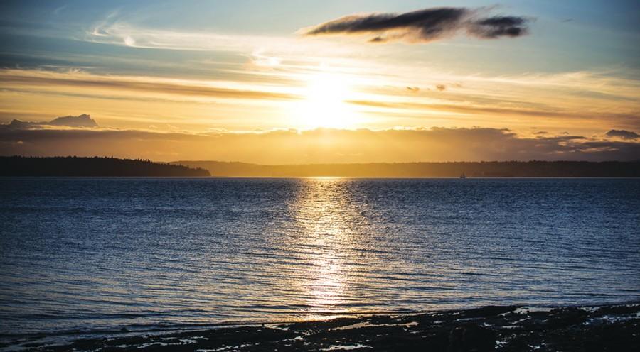 Sunset on the Puget Sound