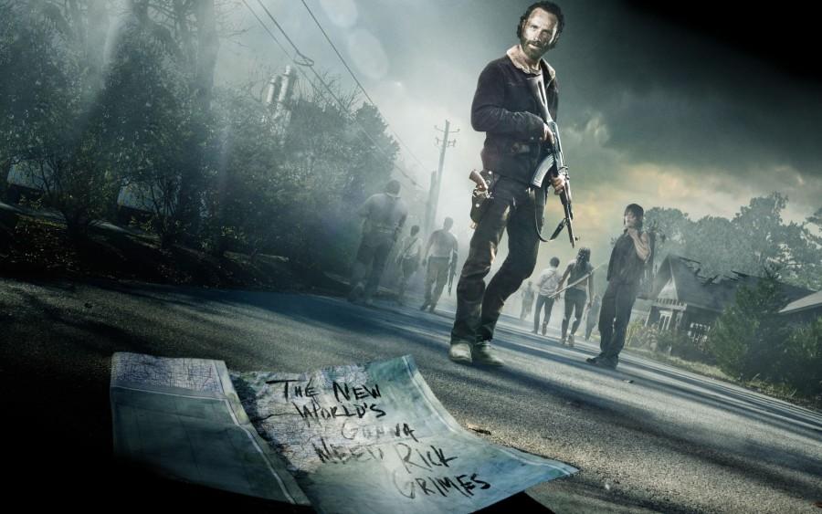 Rick Grimes leads his group through undead hell 