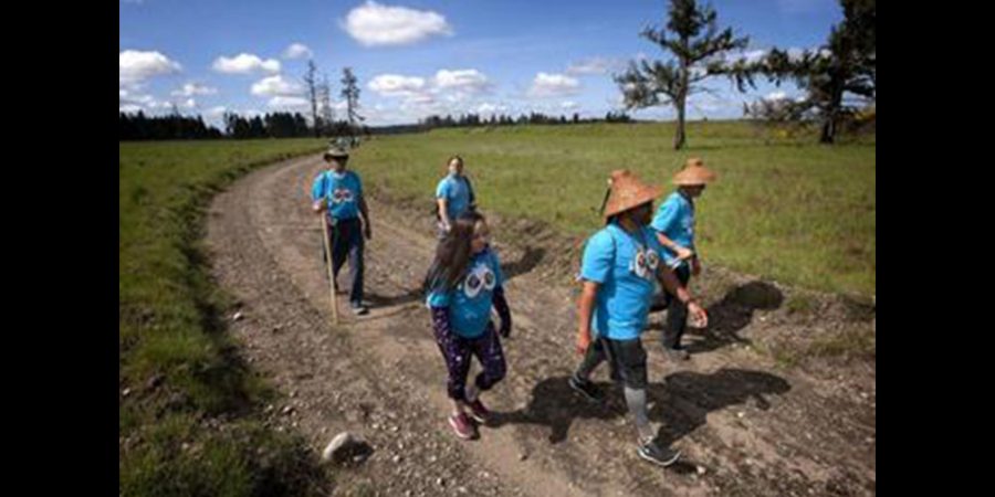 Nisqually tribe walks for remembrance