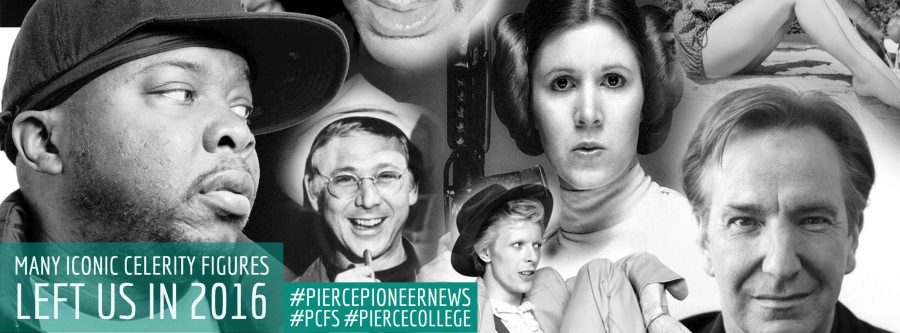Many iconic celerity figures left us in 2016