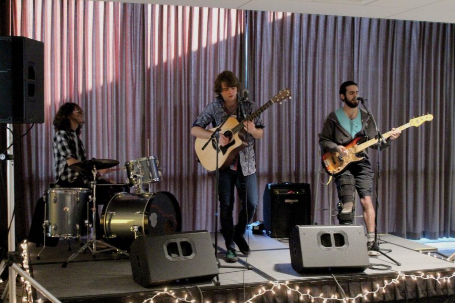 band performing on stage
