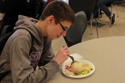 person eating