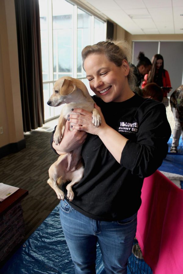 Brianne Kelley, the volunteer from Sunny Sky’s