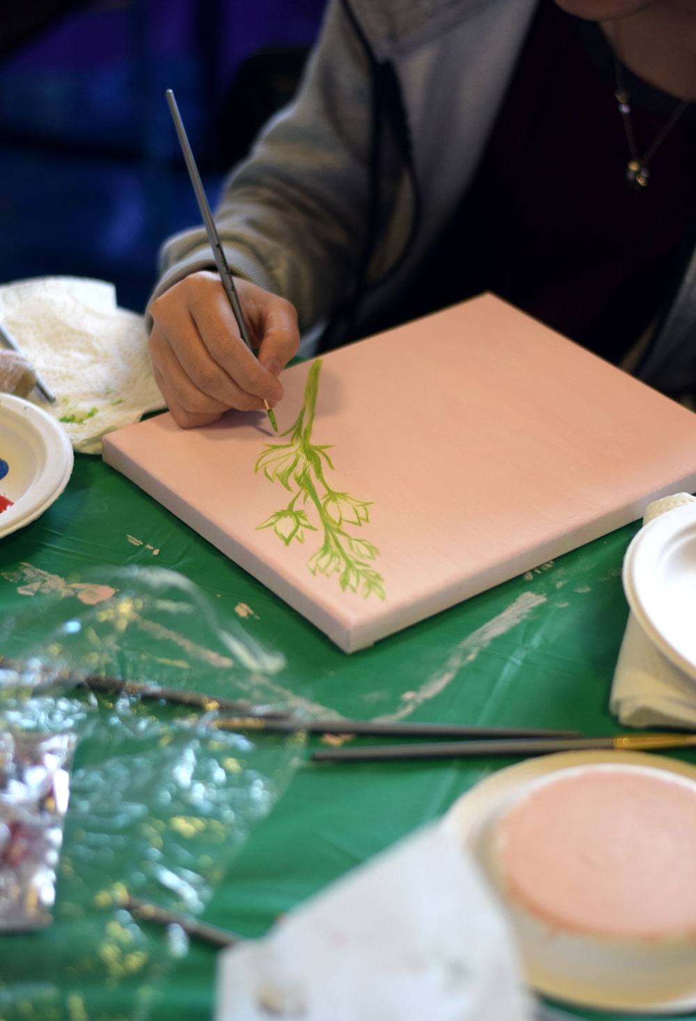 Art & Flower day students event