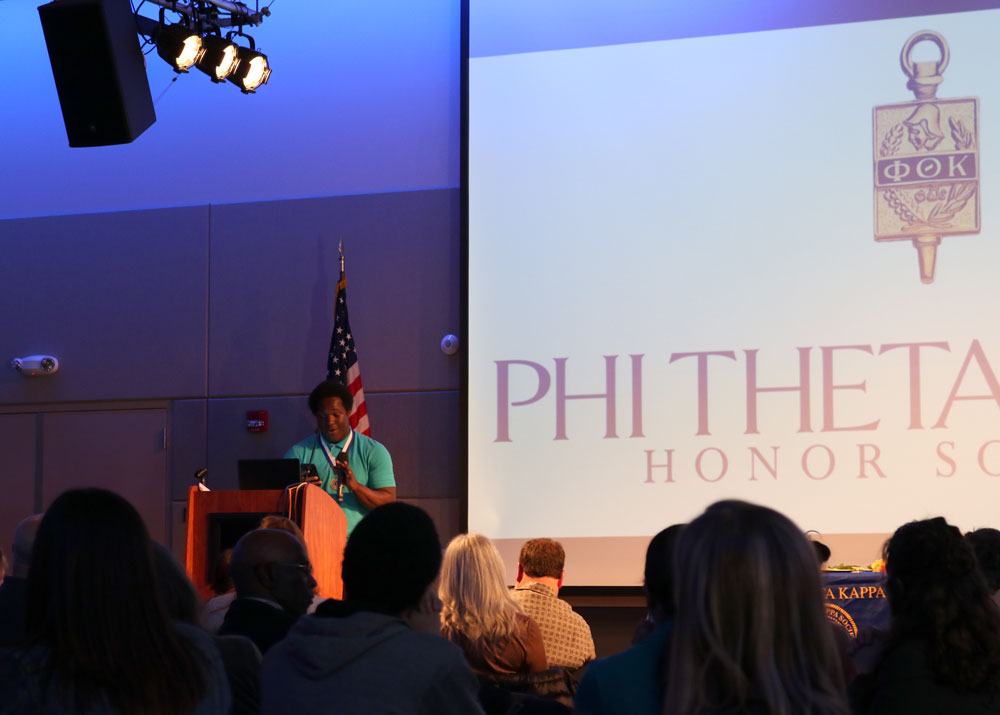 New members inducted into Phi Theta Kappa