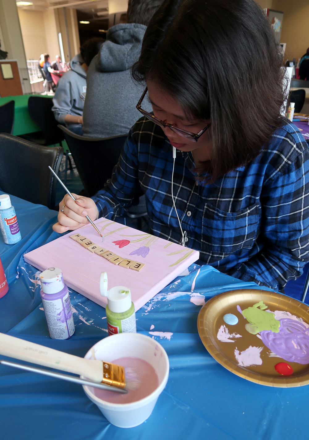 Art & Flower day students event