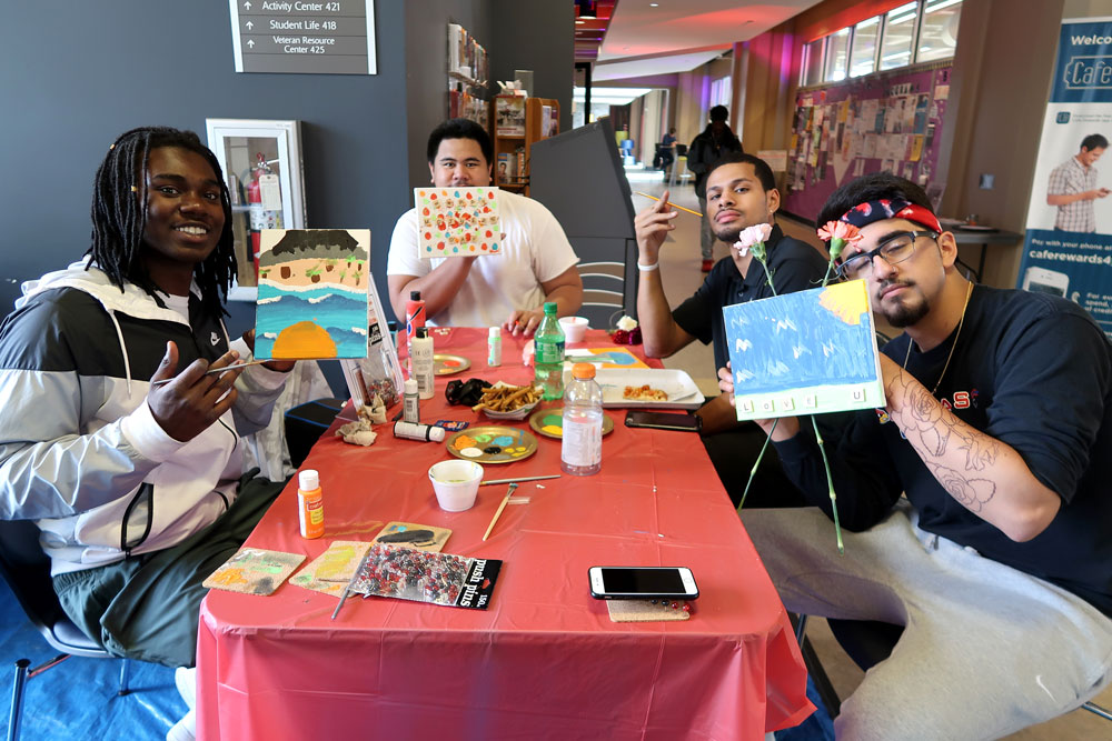 Art & Flower day students event