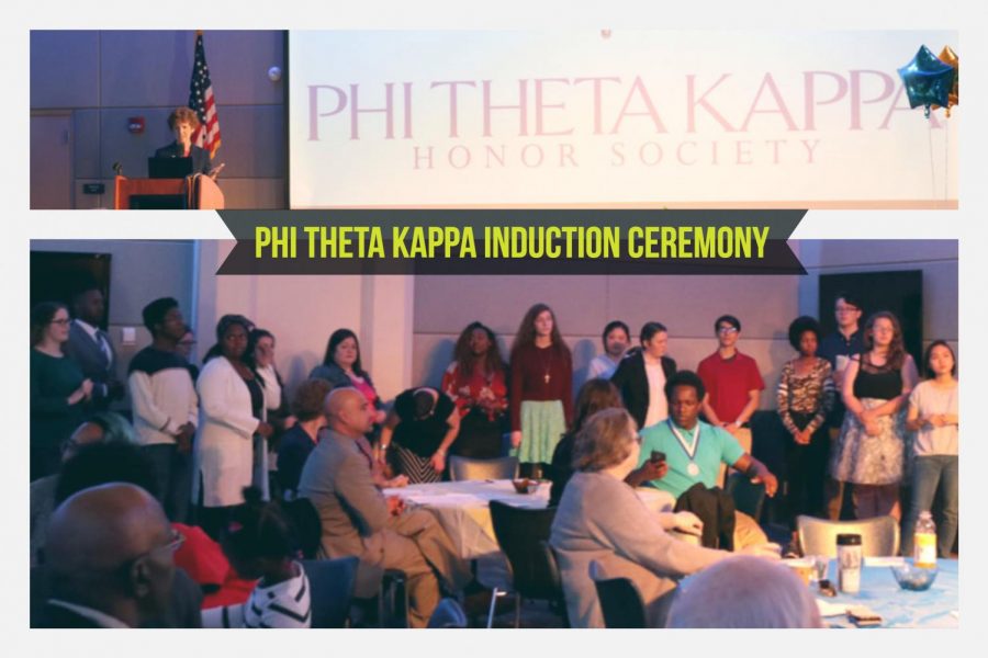 New members inducted into Phi Theta Kappa