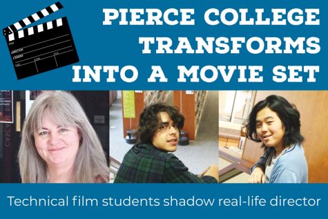 Pierce College transforms into a movie set