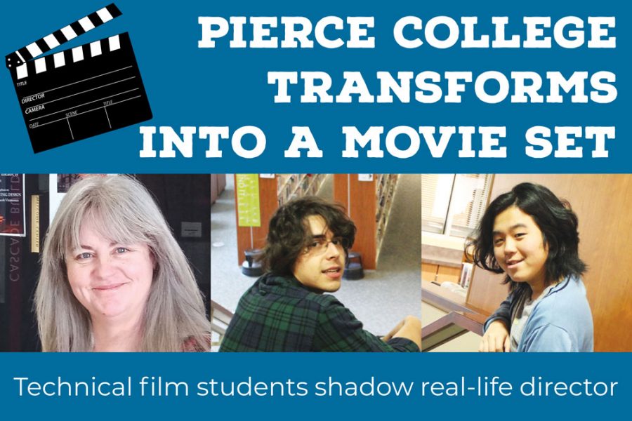 Pierce College transforms into a movie set