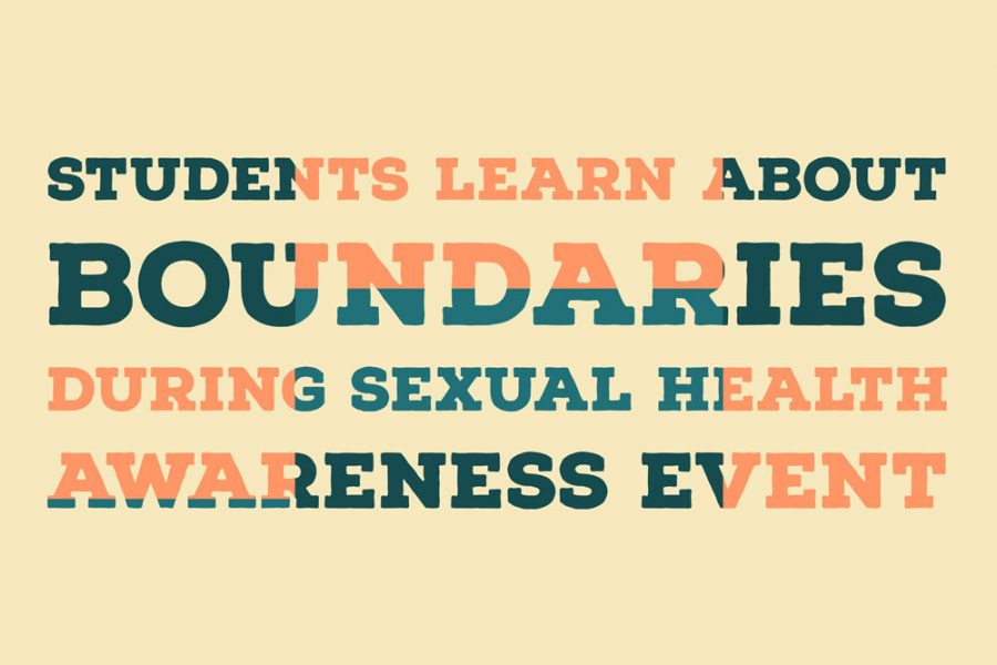 Students learn about boundaries during sexual health awareness event