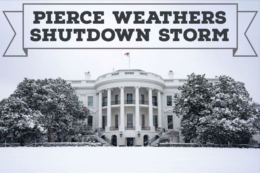 Pierce weathers shutdown storm