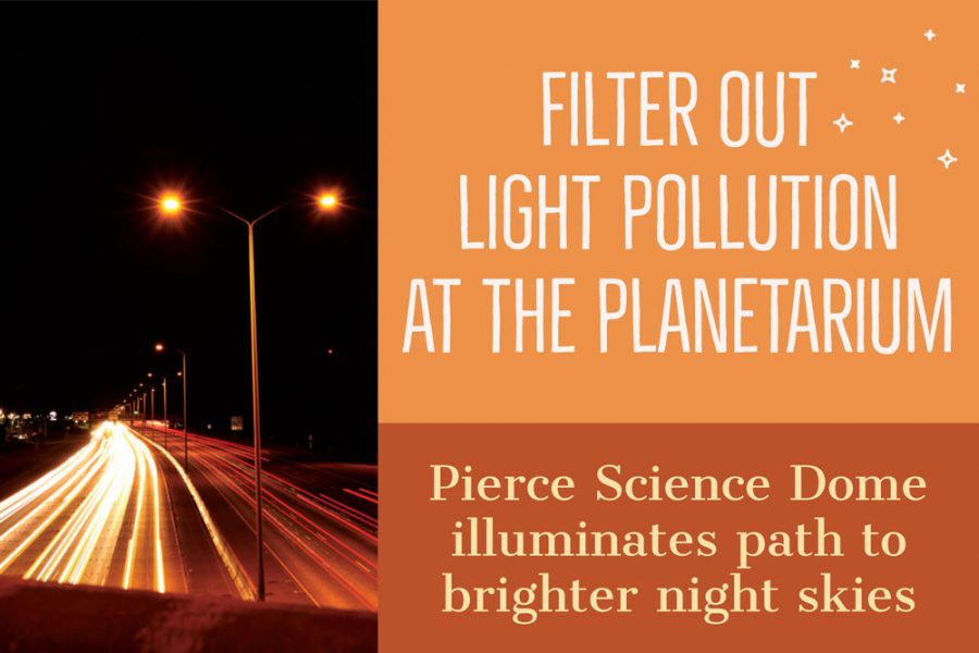 Filter out light pollution at the planetarium