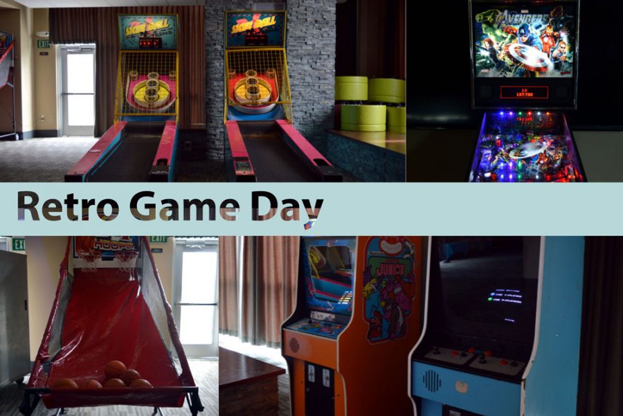 Student Life held a game day event in the Performance and Fireside Lounge on May 15.