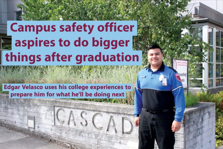 Campus safety officer aspires to do bigger things after graduation