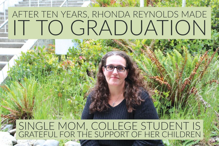 After ten years, Rhonda Reynolds made it to graduation