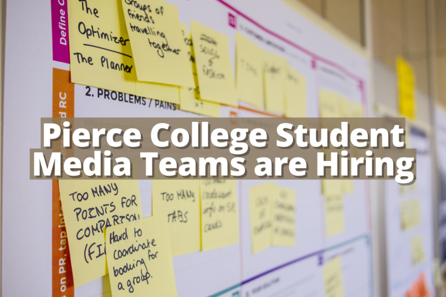 Pierce College Student Media Teams are Hiring