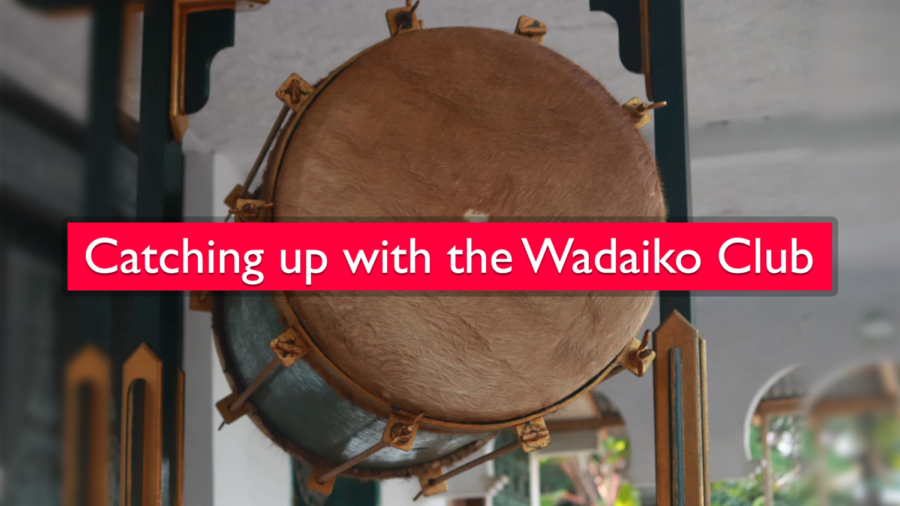 Japanese drum, and highlighted text for Wadaiko