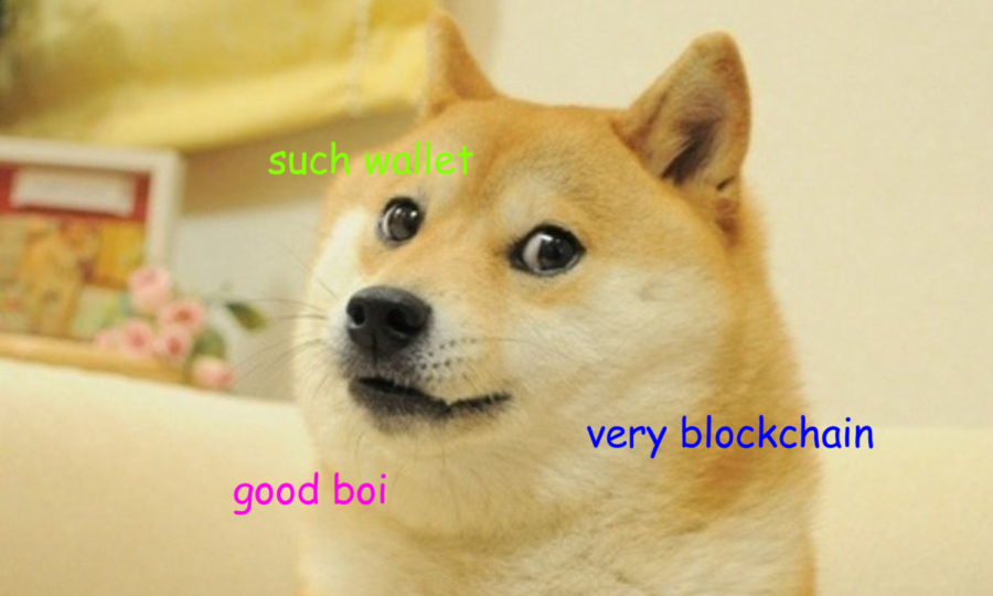 such wallet, very blockchain, good boi